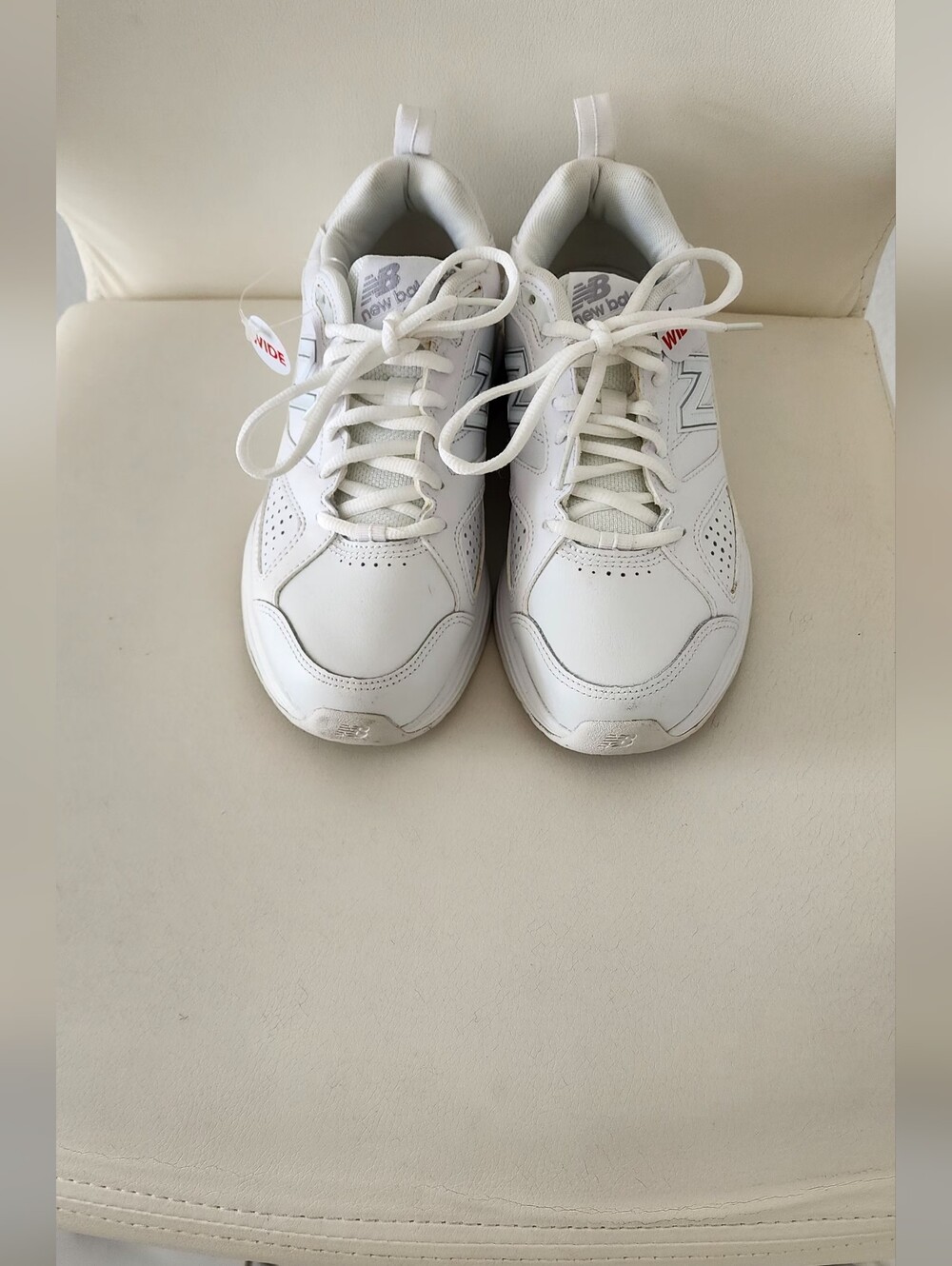 New Balance Kids' White Athletic Sneakers